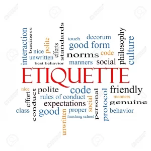 How etiquette has changed over the last twenty years